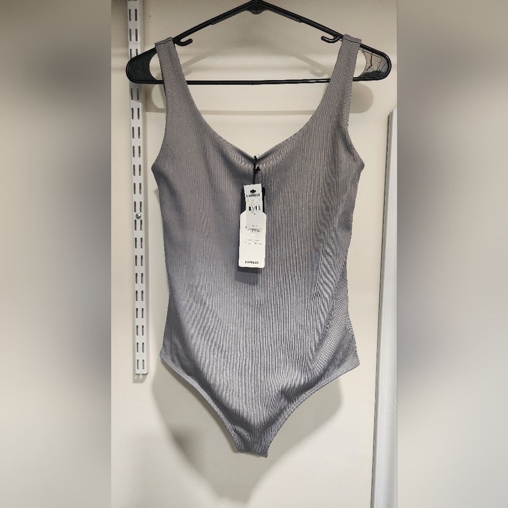 Express Ribbed Body Contour Bodysuit
